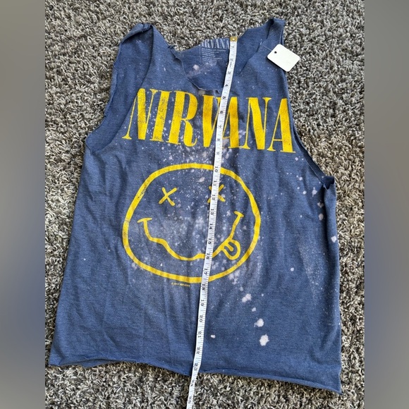 NIRVANA Blue and Yellow Tank Top - Picture 5 of 5